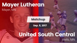 Matchup: Mayer Lutheran High vs. United South Central  2017
