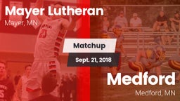 Matchup: Mayer Lutheran High vs. Medford  2018