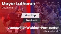 Matchup: Mayer Lutheran High vs. Janesville-Waldorf-Pemberton  2019