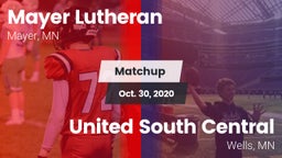 Matchup: Mayer Lutheran High vs. United South Central  2020