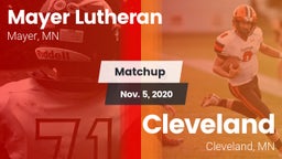 Matchup: Mayer Lutheran High vs. Cleveland  2020