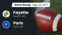 Recap: Fayette  vs. Paris  2017