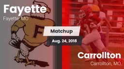 Matchup: Fayette  vs. Carrollton  2018