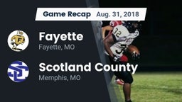 Recap: Fayette  vs. Scotland County  2018