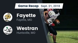 Recap: Fayette  vs. Westran  2018