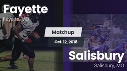 Matchup: Fayette  vs. Salisbury  2018