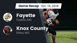 Recap: Fayette  vs. Knox County  2018