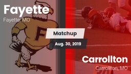 Matchup: Fayette  vs. Carrollton  2019