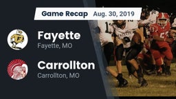 Recap: Fayette  vs. Carrollton  2019
