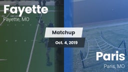 Matchup: Fayette  vs. Paris  2019