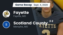 Recap: Fayette  vs. Scotland County  2020