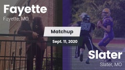 Matchup: Fayette  vs. Slater  2020