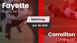 Matchup: Fayette  vs. Carrollton  2020