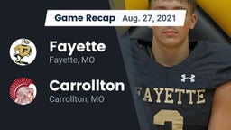 Recap: Fayette  vs. Carrollton  2021