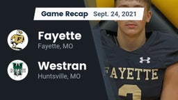 Recap: Fayette  vs. Westran  2021