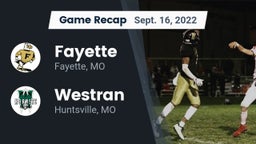 Recap: Fayette  vs. Westran  2022