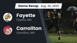 Recap: Fayette  vs. Carrollton  2022