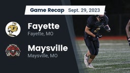 Recap: Fayette  vs. Maysville  2023