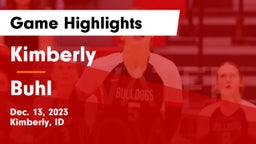 Kimberly  vs Buhl  Game Highlights - Dec. 13, 2023