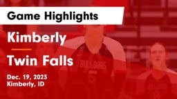 Kimberly  vs Twin Falls  Game Highlights - Dec. 19, 2023