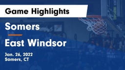Somers  vs East Windsor Game Highlights - Jan. 26, 2022