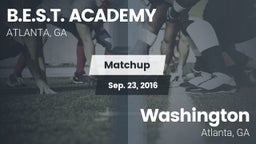 Matchup: B.E.S.T. ACADEMY vs. Washington  2016