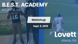 Matchup: B.E.S.T. ACADEMY vs. Lovett  2019