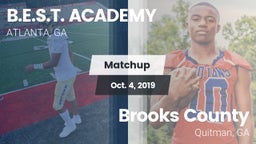 Matchup: B.E.S.T. ACADEMY vs. Brooks County  2019