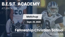 Matchup: B.E.S.T. ACADEMY vs. Fellowship Christian School 2020