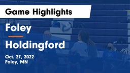 Foley  vs Holdingford  Game Highlights - Oct. 27, 2022