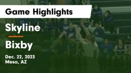 Skyline  vs Bixby  Game Highlights - Dec. 22, 2023