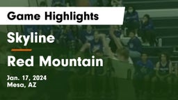 Skyline  vs Red Mountain  Game Highlights - Jan. 17, 2024