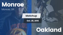 Matchup: Monroe  vs. Oakland  2016