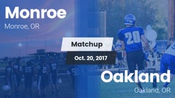 Matchup: Monroe  vs. Oakland  2017