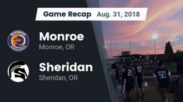 Recap: Monroe  vs. Sheridan  2018