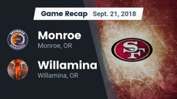 Recap: Monroe  vs. Willamina  2018