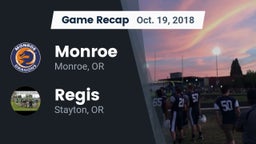 Recap: Monroe  vs. Regis  2018