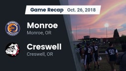 Recap: Monroe  vs. Creswell  2018