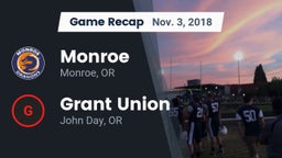 Recap: Monroe  vs. Grant Union  2018