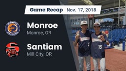 Recap: Monroe  vs. Santiam  2018