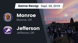 Recap: Monroe  vs. Jefferson  2018