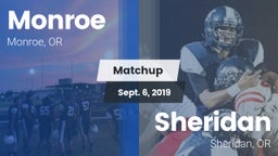 Matchup: Monroe  vs. Sheridan  2019