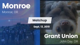 Matchup: Monroe  vs. Grant Union  2019