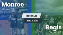 Matchup: Monroe  vs. Regis  2019