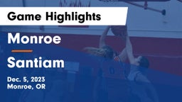 Monroe  vs Santiam  Game Highlights - Dec. 5, 2023