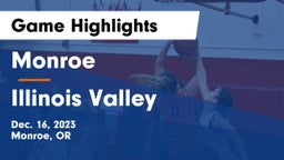 Monroe  vs Illinois Valley  Game Highlights - Dec. 16, 2023