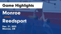 Monroe  vs Reedsport Game Highlights - Dec. 21, 2023