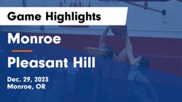 Monroe  vs Pleasant Hill  Game Highlights - Dec. 29, 2023