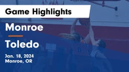 Monroe  vs Toledo  Game Highlights - Jan. 18, 2024