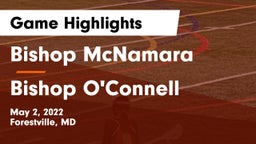 Bishop McNamara  vs Bishop O'Connell  Game Highlights - May 2, 2022